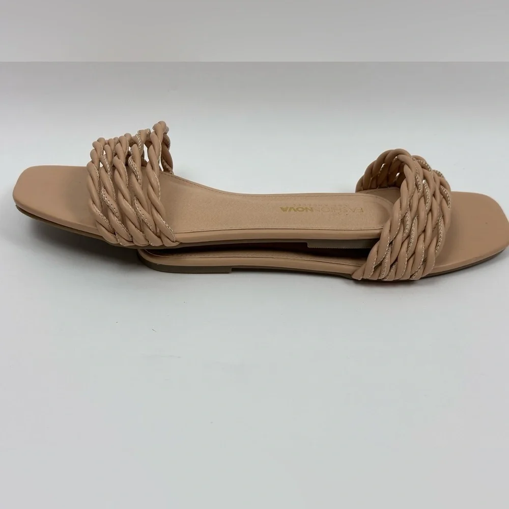Women's Coiled Square Toe Sandal